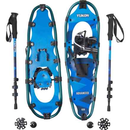 Yukon Charlie's Advanced 930 Snowshoe Kit (For Men) in Blue