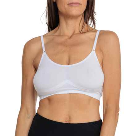 Yummie Convertible Scoop Neck Unlined Bralette in White