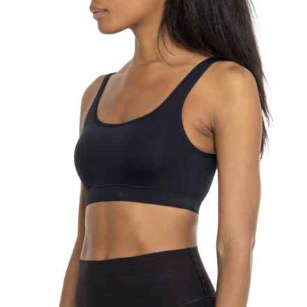 Yummie Scoop Neck Bra - Low Impact in Black