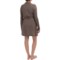 145VK_2 Yummie Tummie Jersey-Knit Short Robe - Long Sleeve (For Women)