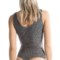 145VT_2 Yummie Tummie Lorraine Sheer and Smooth Shaping Bodysuit - Thong Back, Sleeveless (For Women)