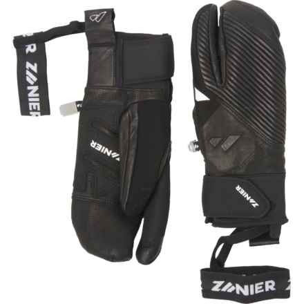 Zanier Evolution.xsx PrimaLoft® Snowboard Gloves - Waterproof, Insulated, Leather (For Men and Women) in Black