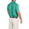 9921T_2 Zero Restriction Pencil Stripe Pique Polo Shirt - Short Sleeve (For Men)