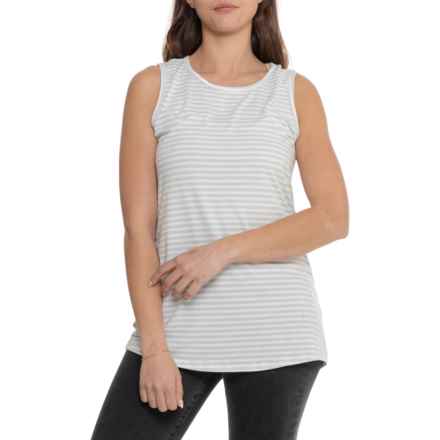 ZeroXposur Bayside Everyday Tank Top in Frost Stpe