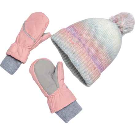 ZeroXposur Dani Beanie and Mittens Set (For Big Girls) in Cupcake