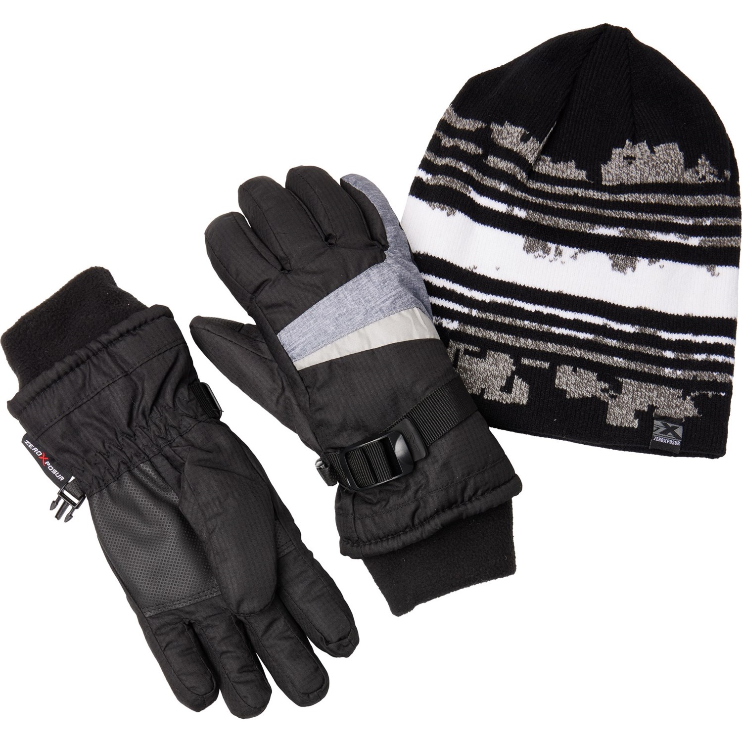 ZeroXposur Fractal Beanie and Gloves Set (For Kids) - Save 50%