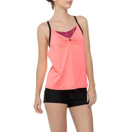 ZeroXposur Meteor O-Ring Tankini Top and Shorts Set in Scallop