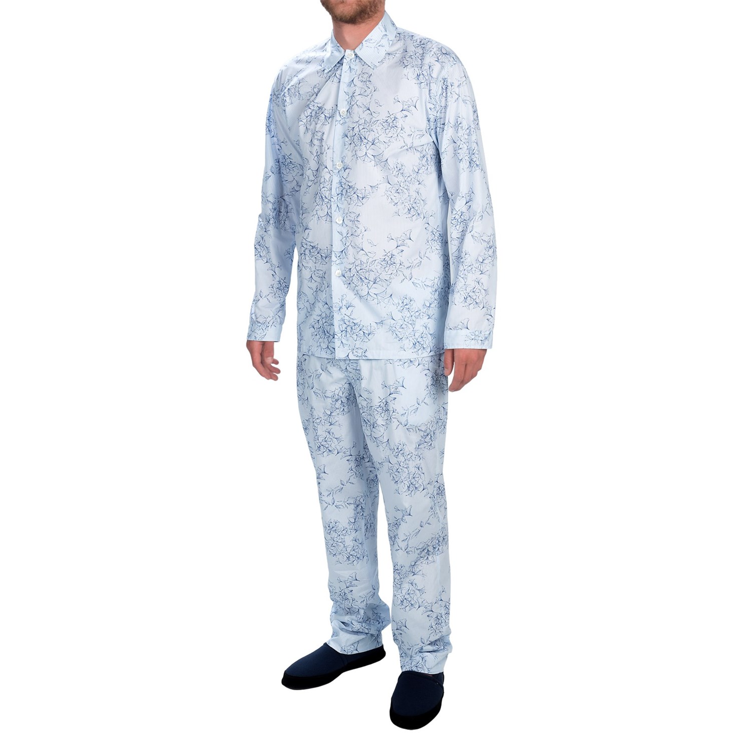 Zimmerli of Switzerland Printed Pajamas (For Men)