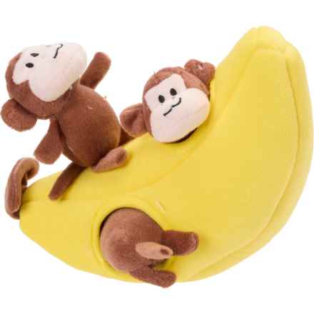 ZippyPaws Plush Burrow Dog Toy in Monkey