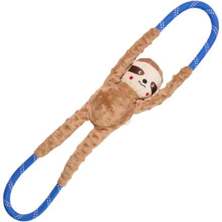 ZippyPaws RopeTugz® Dog Toy - Squeaker in Sloth