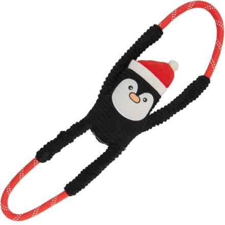 ZippyPaws RopeTugz® Holiday Penguin Dog Toy in Penguin