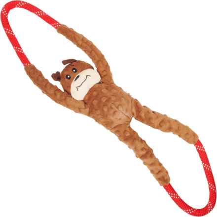 ZippyPaws RopeTugz Reindeer Dog Toy - Squeaker in Reindeer