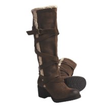 Zodiac USA Audreya Tall Boots - Distressed Leather (For Women) in Alba Bark - Closeouts