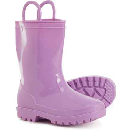 ZOOGS Boys and Girls Rain Boots - Waterproof in Lilac