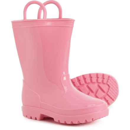 ZOOGS Boys and Girls Rain Boots - Waterproof in Melon