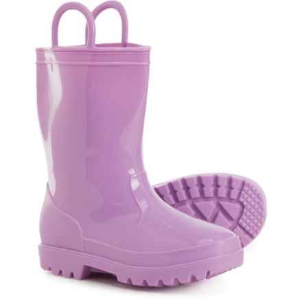 ZOOGS Little Boys and Girls Rain Boots - Waterproof in Lilac