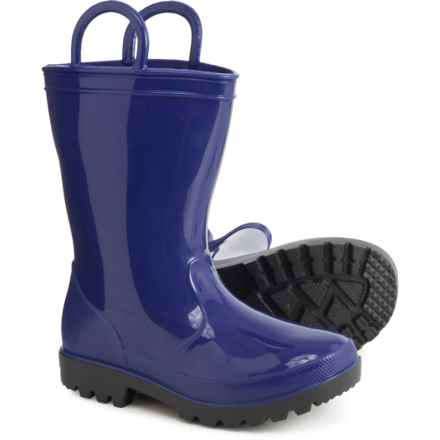 ZOOGS Little Boys and Girls Rubber Rain Boots - Waterproof in Navy